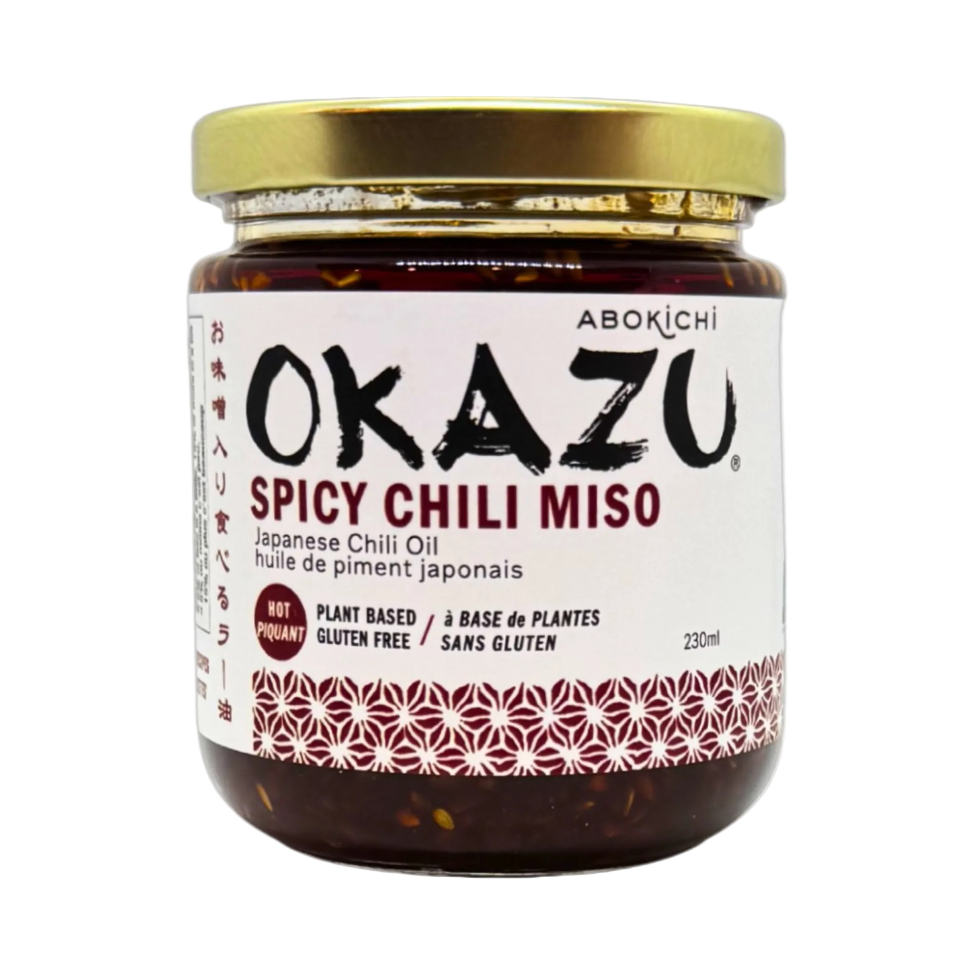 Abokichi OKAZU Spicy Chili Miso Chili Oil Condiment (230ml/8oz)