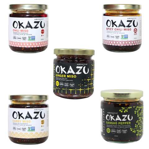 All 5 OKAZU Chili Crisp Set