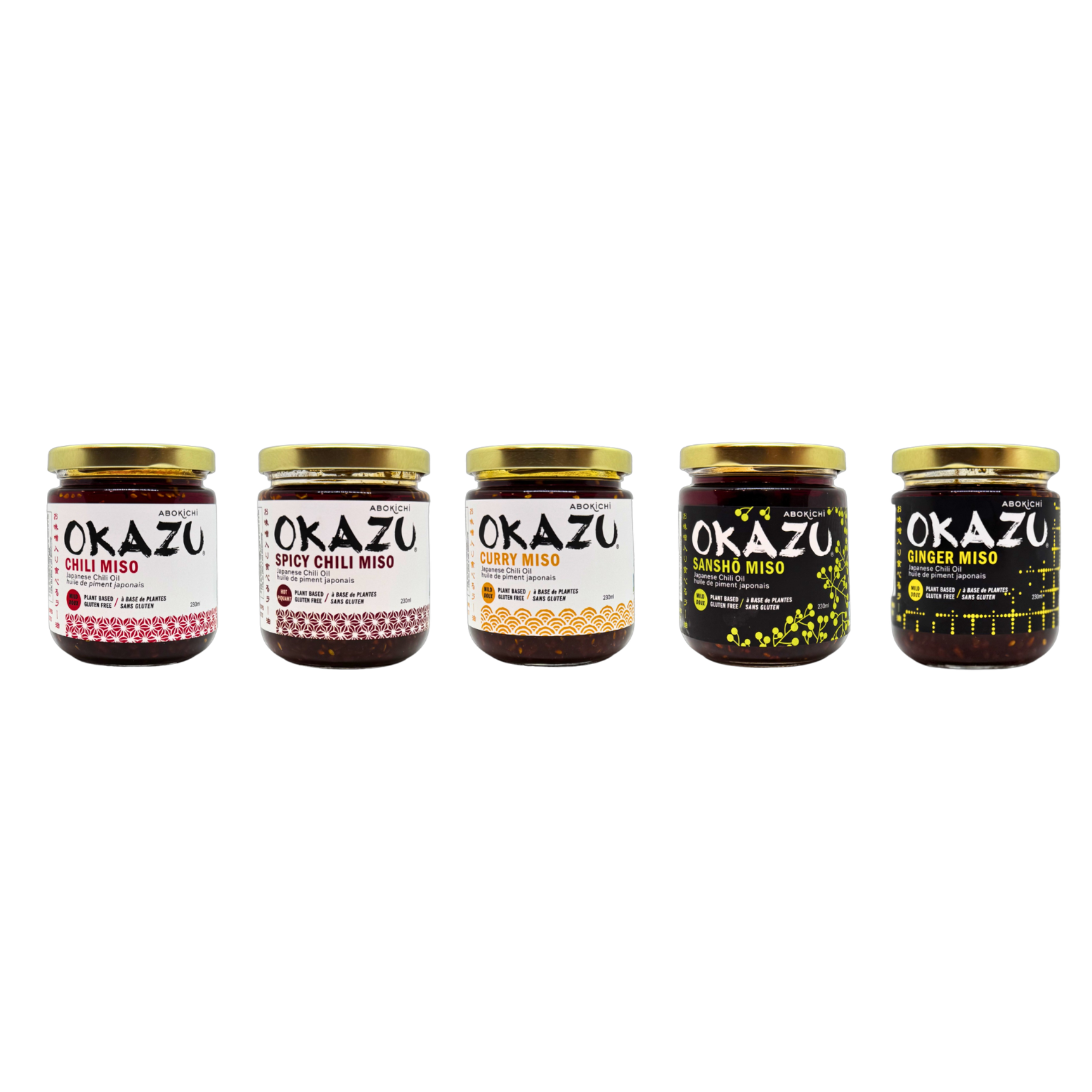 All 5 OKAZU Chili Crisp Set – Abokichi