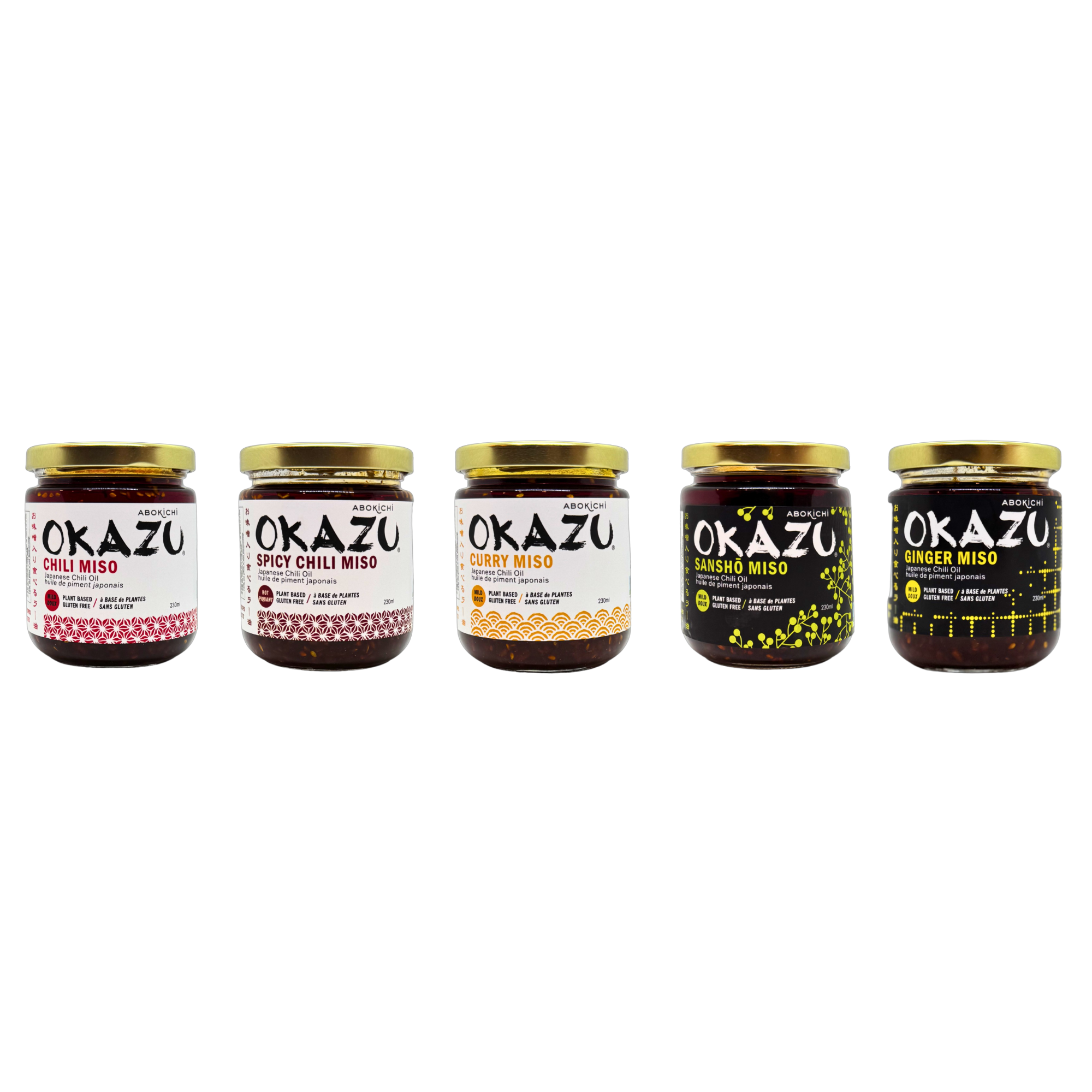 All 5 OKAZU Chili Crisp Set – Abokichi