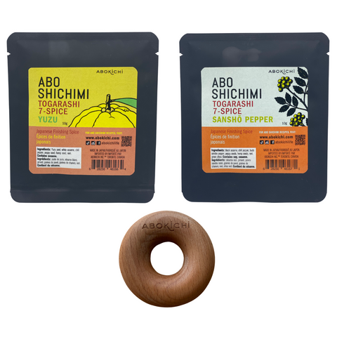 ABO Shichimi Bundle - Yuzu & Sanshō + FREE Wooden Bag Clip
