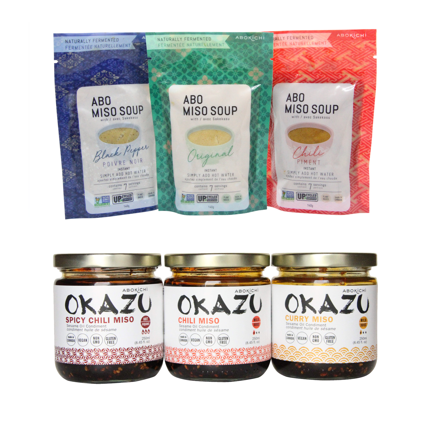 OKAZU and ABO Miso Soup Tasting set