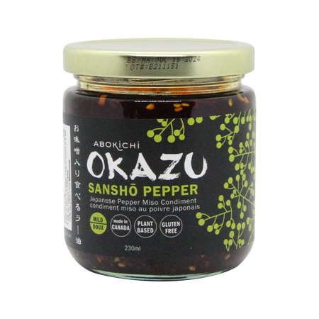 OKAZU - Sanshō Pepper Miso- Japanese miso chili oil condiment (230ml/8oz)