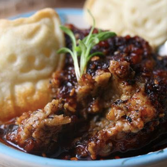 Easy Vegan Chili Miso Roasted Eggplant Dip