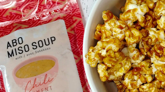 Miso Chili Caramel Popcorn