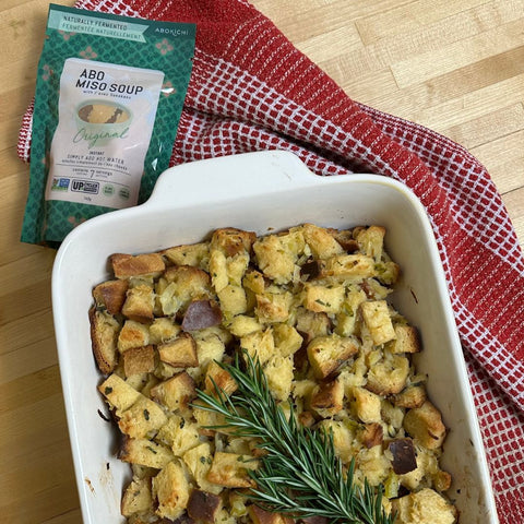 ABO Miso Soup Holiday Stuffing