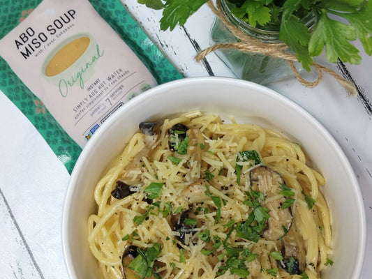 ABO Miso Mushroom Pasta