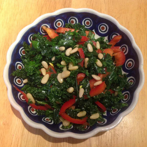 Kale Asazuke Salad by Ichiko Okazaki