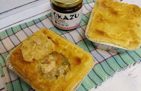 Chicken Pot Pie with OKAZU Chili Miso