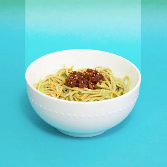 OKAZU Soba Noodles with Miso Avocado Sauce