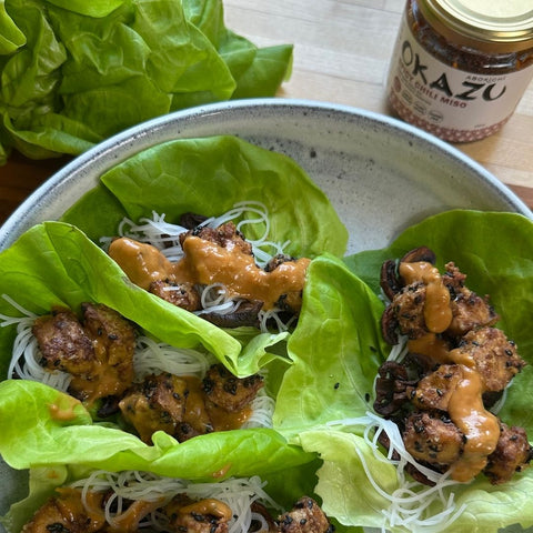 Peanut Crispy Tofu Wrap