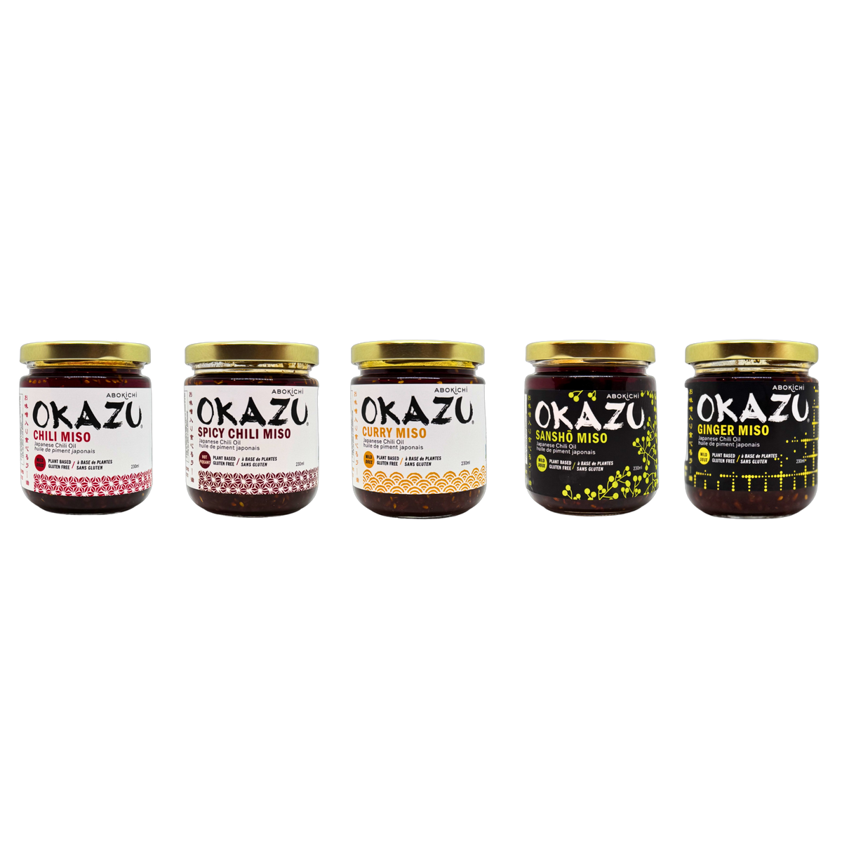 All 5 OKAZU Chili Crisp Set – Abokichi