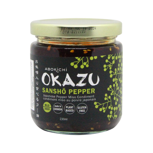 OKAZU - Sanshō Pepper Miso- Japanese miso chili oil condiment (230ml/8oz)