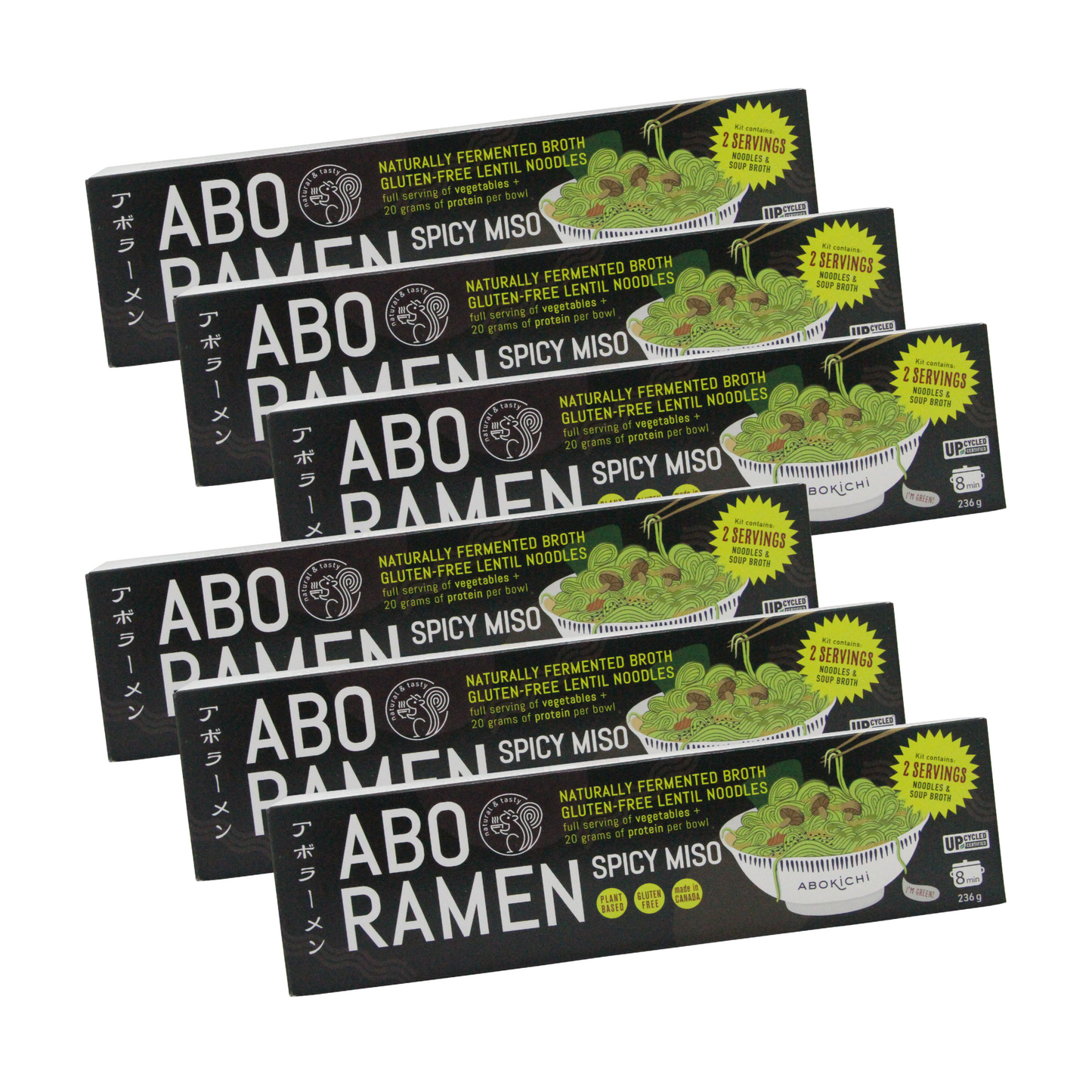 ABO Ramen (Gluten-free) 6 pack- 2 servings/unit