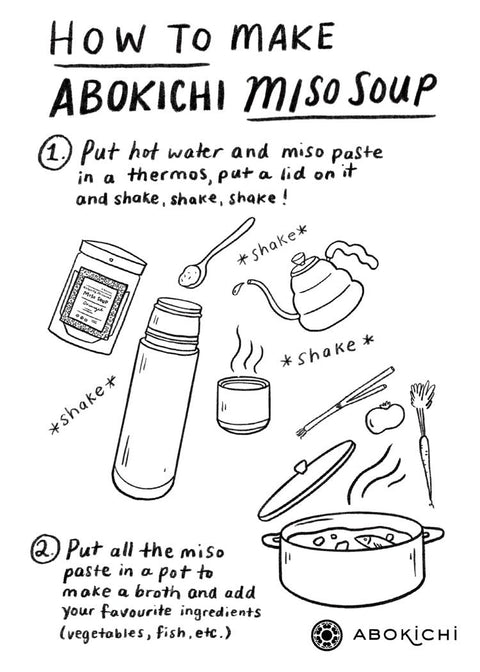 Instant miso soup Tasting set
