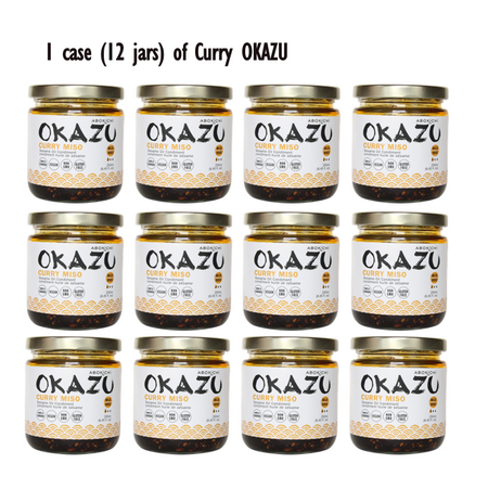 Bulk OKAZU Curry miso 230ml/8oz (12 jars/CASE)