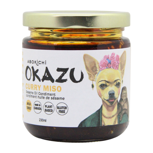 Tony Taylor OKAZU Curry miso - Japanese miso chili oil condiment (230ml/8oz)