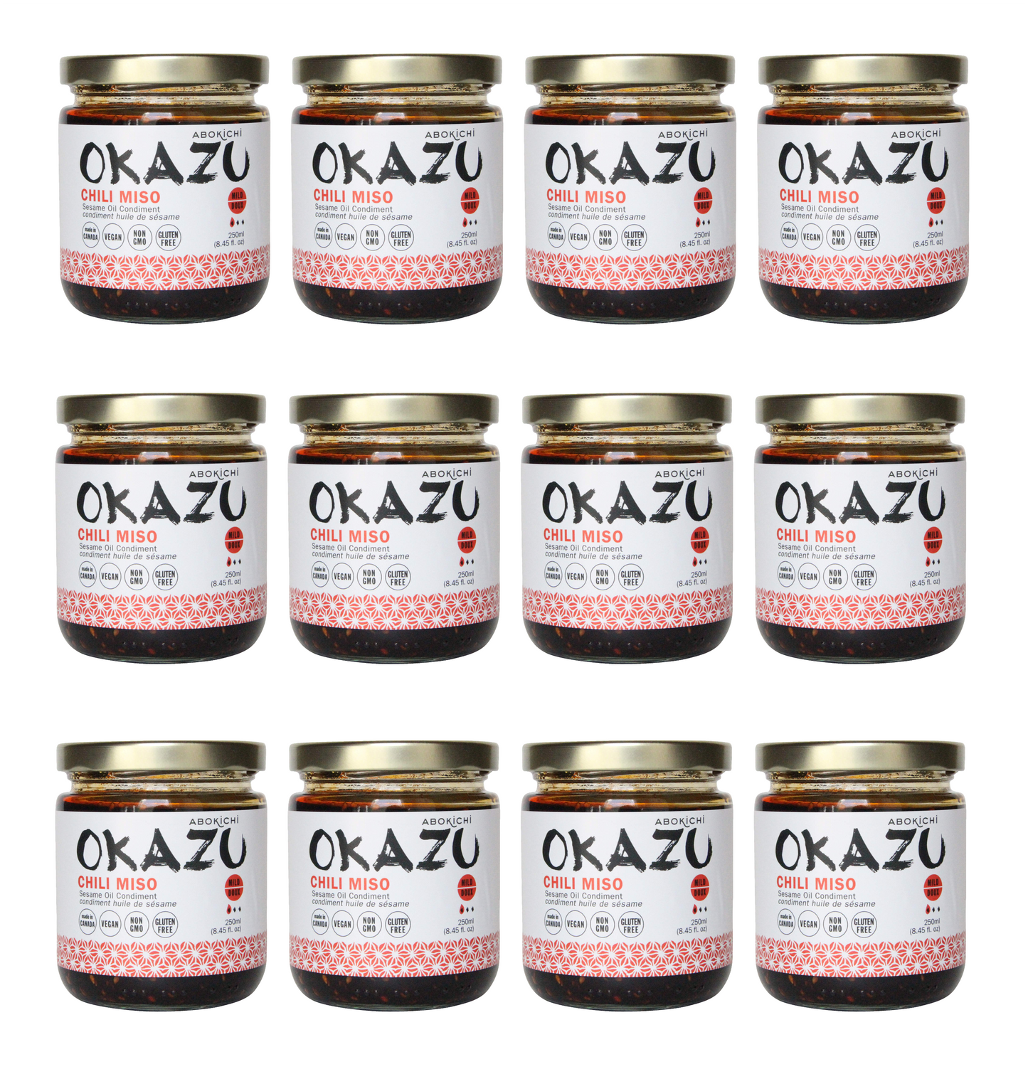 OKAZU Lovers Set 230ml/8oz (12 jars)