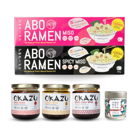 OKAZU, ABO Ramen (Gluten-free) and ABO Matcha Set