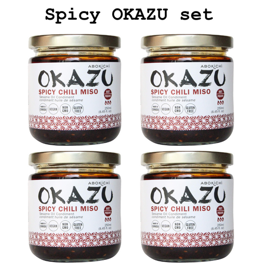 Spicy OKAZU Chili Miso Set (4 jars)