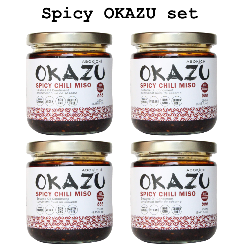 Spicy OKAZU Chili Miso Set (4 jars)